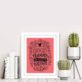 Wallity Cuadro decorativo enmarcado BCT-069 Multicolor